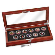 Michael Jordan half dollar collection 11582 0011 a display