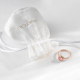 Anatoli Rose Quartz Ring 11142 1780 n gift pouch