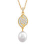 Drop of Elegance Pearl Diamonisse Pendant 6488 0016 a main
