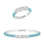 Brilliant Birthstone Bangle with Free Matching Ring 12683 0017 c march