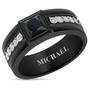 Personalized Black Ice Statement Onyx and Diamond Ring 12776 0015 a main