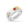 Origins Men's Birthstone Signet Ring, Personalized Origins Birthstone Signet Ring 11751 0016 b january