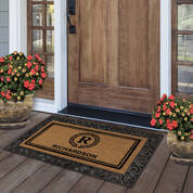 The Monogrammed Welcome Mat 6102 0046 b room