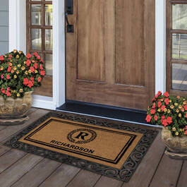 The Monogrammed Welcome Mat 6102 0046 b room
