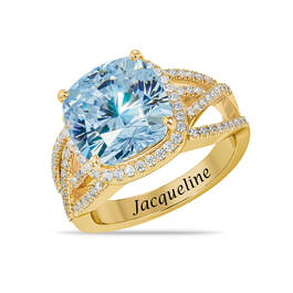 Bold Beautiful Birthstone Swirl Ring 12614 0011 l december