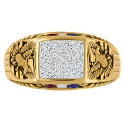 Freedom Isnt Free Patriot Diamond Ring 12658 0018 b straight