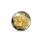 American History Gold and Silver Plated Commemorative Collection 12920 0010 b coin