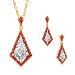 Edge of Elegance Pendant with FREE Matching Earrings 12591 0018 g july