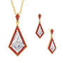 Edge of Elegance Pendant with FREE Matching Earrings 12591 0018 g july