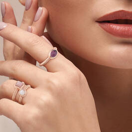 Serenity Strength Spirit Copper Ring Set with FREE Ring Stand 12852 0012 m model