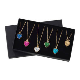 Colors of Love Six Heart Pendant Set 12301 0019 h giftbox