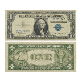 The No Motto US Coin Currency Set 6809 0018 c 1935 $1 silver cert