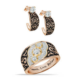 The Copper Inspiration Ring with FREE Matching Earrings 12351 0018 a main