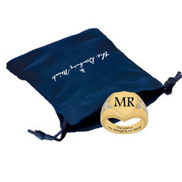 Sacred Shield Mens Diamond Ring 10538 0018 g gift pouch