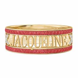 Personalized Birthstone Kiss Ring 6306 001 6 7