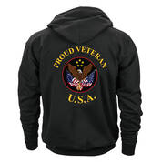 The Personalized Classic Veteran Hoodie 12299 0013 b back