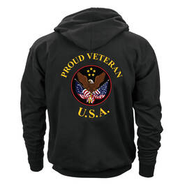 The Personalized Classic Veteran Hoodie 12299 0013 b back