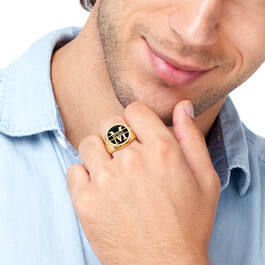 Personalized Onyx Signet Ring 11220 0019 m model