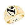 Personalized Army Unit Insignia Diamond Ring 12272 0022 a main