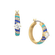 The Blue Wave Swirl Earrings 12451 0017 a main