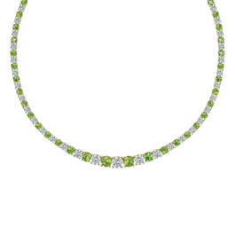 Birthstone Tennis Necklace 11948 0044 h august