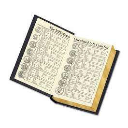 Annual Coin Rolls 2025 9867 0367 d open book