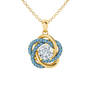 Birthstone Love Knot Pendant with FREE Matching Earrings 12709 0025 x december