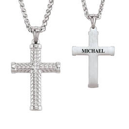 Personalized Divine Links Cross and Chain Set 12315 0013 b pendant