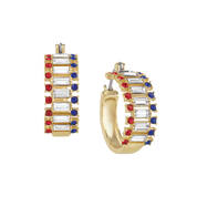 Star Spangled Hoop Earrings 12011 0150 a main