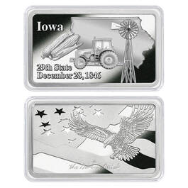 America the Beautiful Silver Plated Ingot Collection 11985 0014 l IA