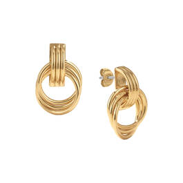 Golden Elegance Three Earring Set 12684 0016 b earrings