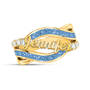 Golden Swirl Birthstone Ring 12672 0010 l december