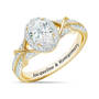 Personalized Golden Kiss Diamond Ring 12160 0027 b ring