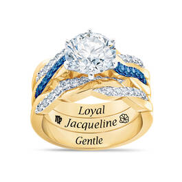 Birthstone Zodiac Ring Set 6740 0044 i september