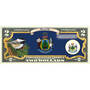 State Bird and Flower Enhanced $2 Bill Collection 11346 0026 a Maine