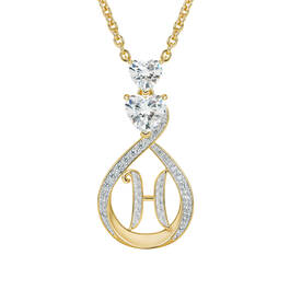 I Love You Diamond Initial Pendant 12795 0012 f pendant