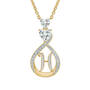 I Love You Diamond Initial Pendant 12795 0012 f pendant