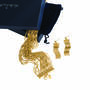 The Radiant Cascade Necklace with FREE Matching Earrings 12542 0018 g giftpouch
