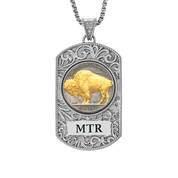 Buffalo Nickel Diamond Pendant 11089 0019 a main