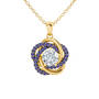 Birthstone Love Knot Pendant with FREE Matching Earrings 12709 0025 u september