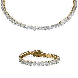 The Flex Appeal Tennis Necklace with FREE Matching Bracelet 12115 0015 a main