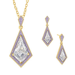 Edge of Elegance Pendant with FREE Matching Earrings 12591 0018 f june