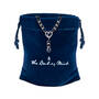 Black Pearl Initial Necklace 11565 0012 g gift pouch