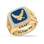 Personalized US Air Force Ring 12453 0049 a main