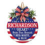 The Personalized Family All American Welcome Sign 12414 0013 a main