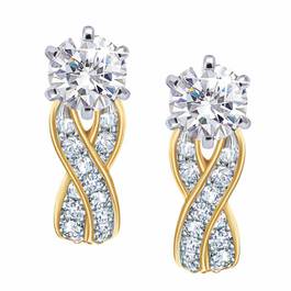 Birthstone Swirl Earrings 5361 014 3 4