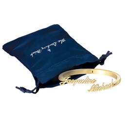 Golden Forever Custom Name Bracelet 12245 0026 g giftpouch