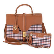 Tartan Elegance Handbag with FREE Matching Wristlet 12306 0014 a main