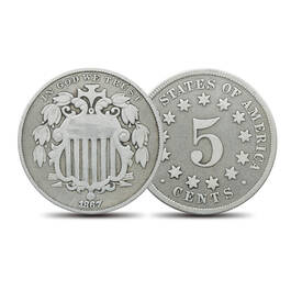 US Shield Nickel Set 11049 0014 b coin