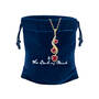 Ruby Hearts Diamond Necklace 12547 0013 g giftpouch